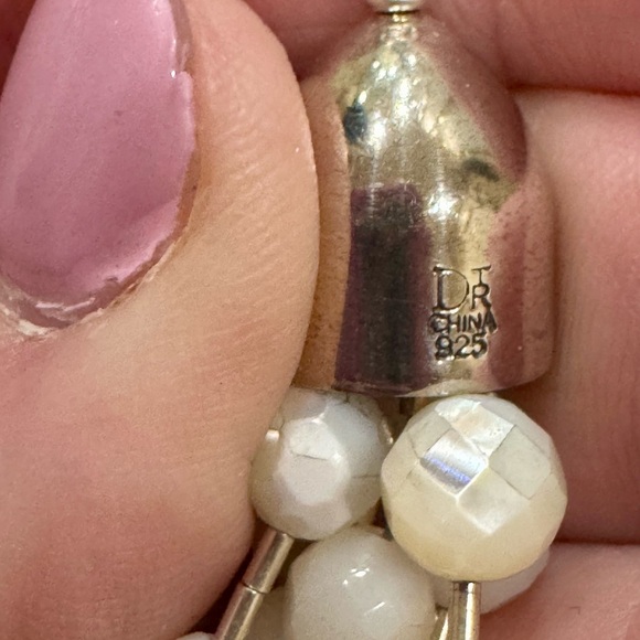 Jay King DTR .925 Moonstone/Onyx Multi-Strand (7-strand) Necklace - Vintage - Picture 5 of 6